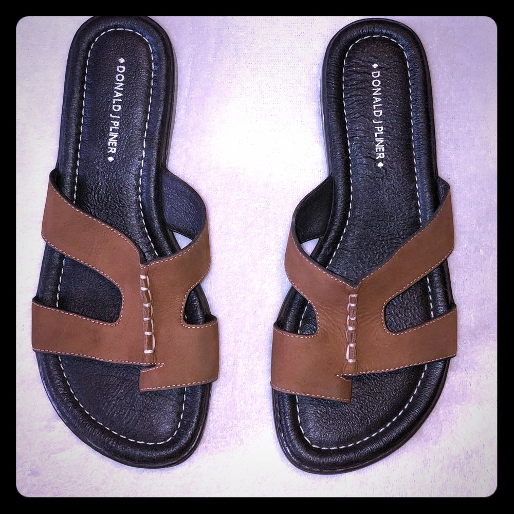 Donald J. Pilner, GERA sandals.
